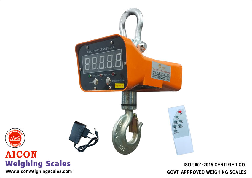 2 Ton Digital Scale 4400lb/2000Kg Digital Hanging Scale