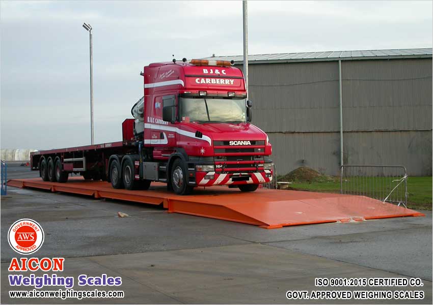 Mobile Truck Weighing Scales / Portable Truck Weighbridge