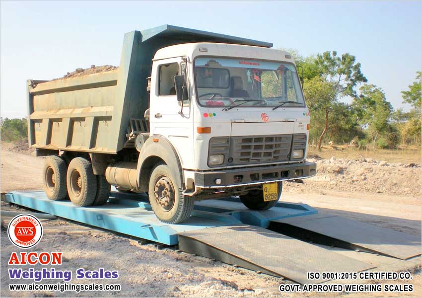Mobile Truck Weighing Scales / Portable Truck Weighbridge