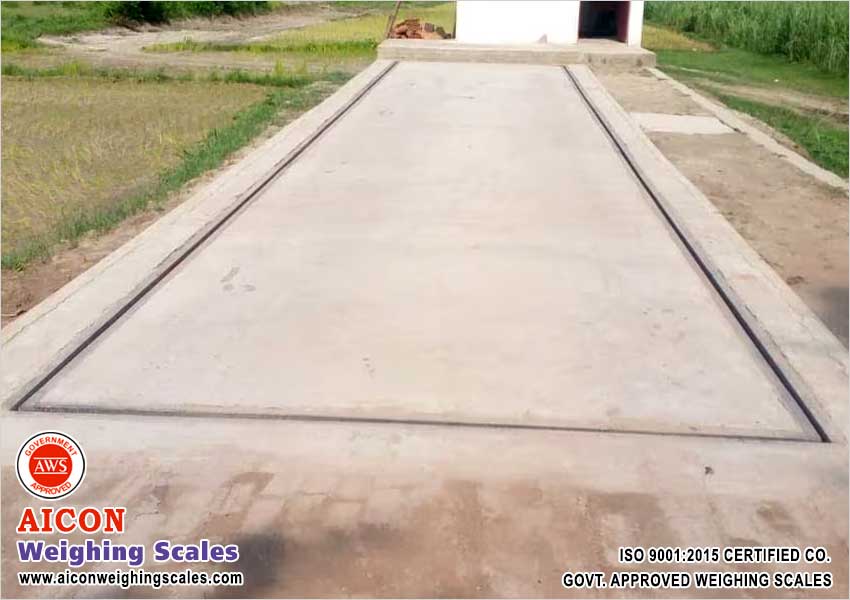 RCC Truck Weighing Scales / Concrete Truck Weighbridge