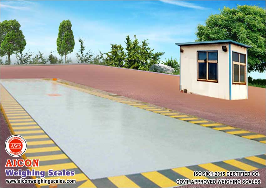 RCC Truck Weighing Scales / Concrete Truck Weighbridge