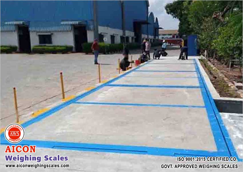 RCC Truck Weighing Scales / Concrete Truck Weighbridge