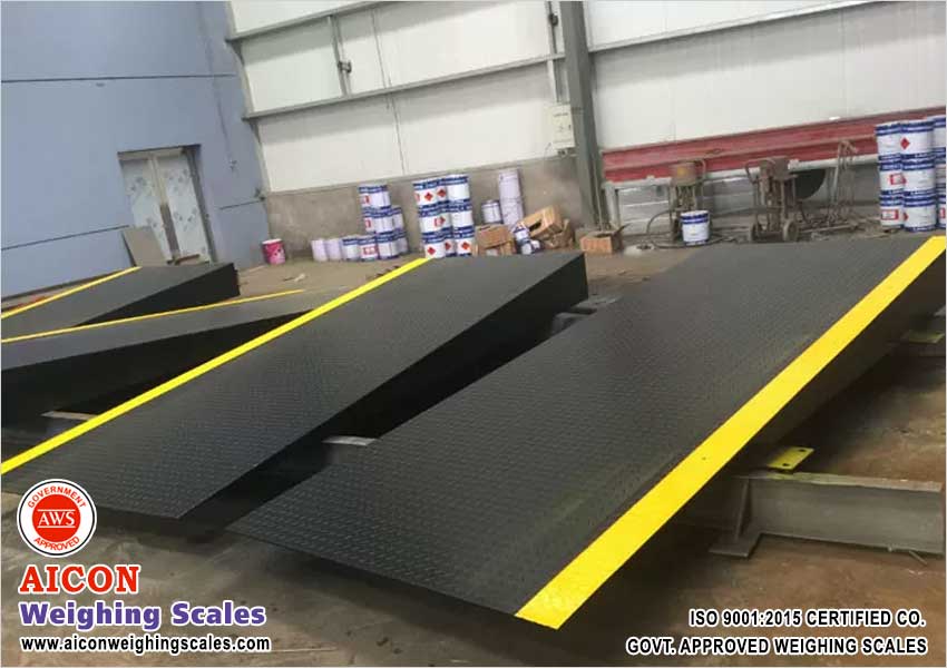 Truck Weighing Scales manufacturers in India. RCC Concrete Truck Weighbridge Exporters Company, Dharamkanta Weight Machine Turnkey Project Installation, Ludhiana, Punjab