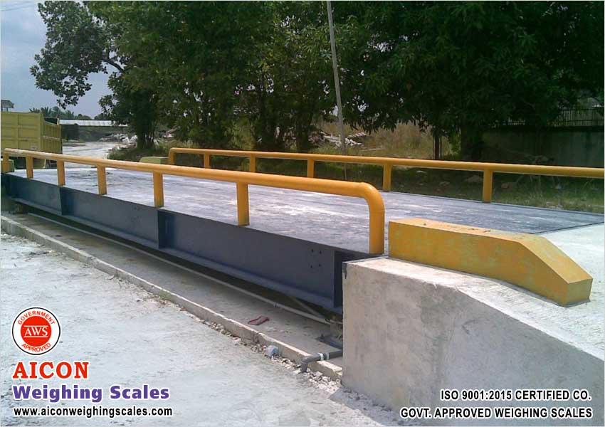 Truck Weighing Scales manufacturers in India. RCC Concrete Truck Weighbridge Exporters Company, Dharamkanta Weight Machine Turnkey Project Installation, Ludhiana, Punjab