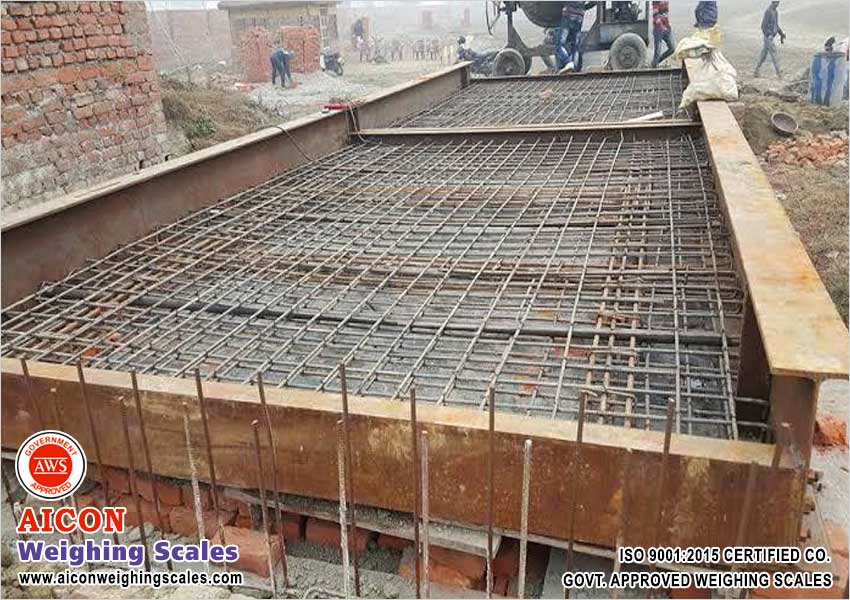 Truck Weighing Scales manufacturers in India. RCC Concrete Truck Weighbridge Exporters Company, Dharamkanta Weight Machine Turnkey Project Installation, Ludhiana, Punjab