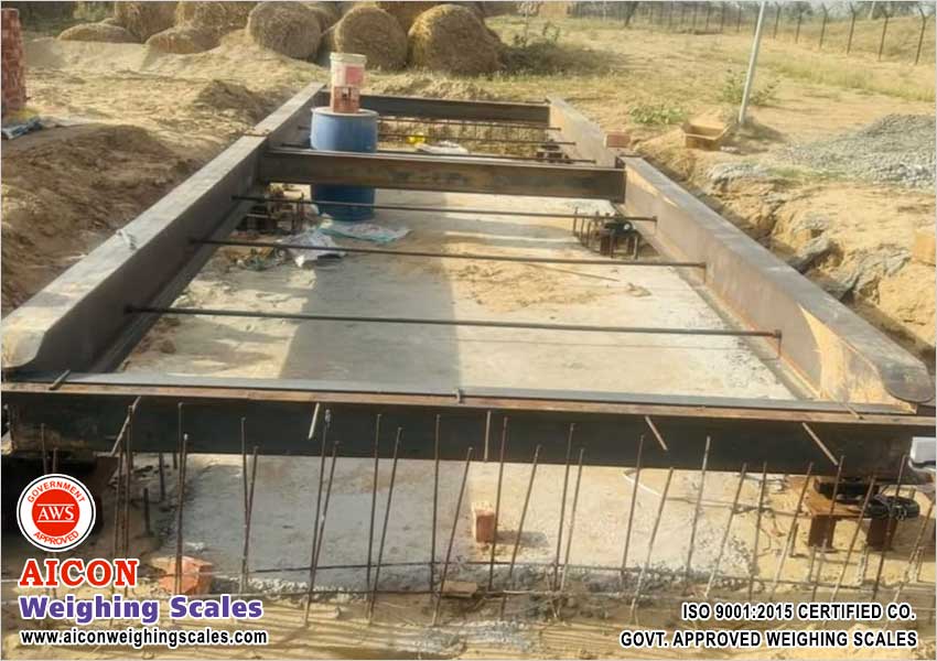 Truck Weighing Scales manufacturers in India. RCC Concrete Truck Weighbridge Exporters Company, Dharamkanta Weight Machine Turnkey Project Installation, Ludhiana, Punjab